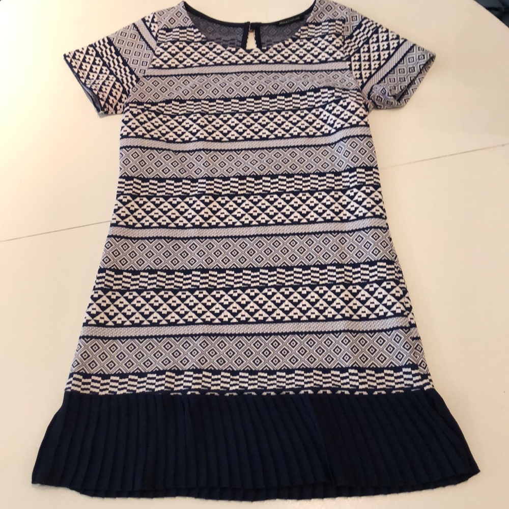 Jella Couture Blue and white dress (small)